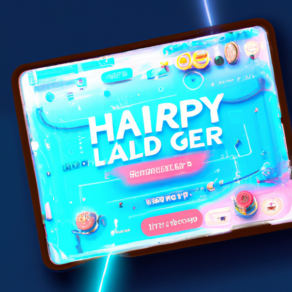 Screenshot: player-built arena with neon ramps